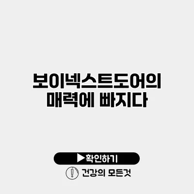 보이넥스트도어의 매력에 빠지다